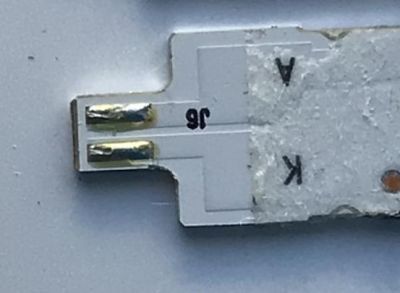 KIT DE LED'S PARA TV JVC (9 PIEZAS) / NUMERO DE PARTE LED49D05A-ZC29AG-01E / 30349005214E / E331251 / 49000M36S / 200908AC03 / PANEL CC500PV7D / MODELO LT-50MAW705 - Imagen 2